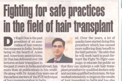National recognition for India's top hair surgeon